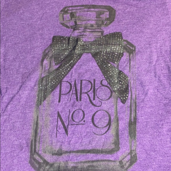 Paris No 9 Purple Graphic Tee - Picture 3 of 3